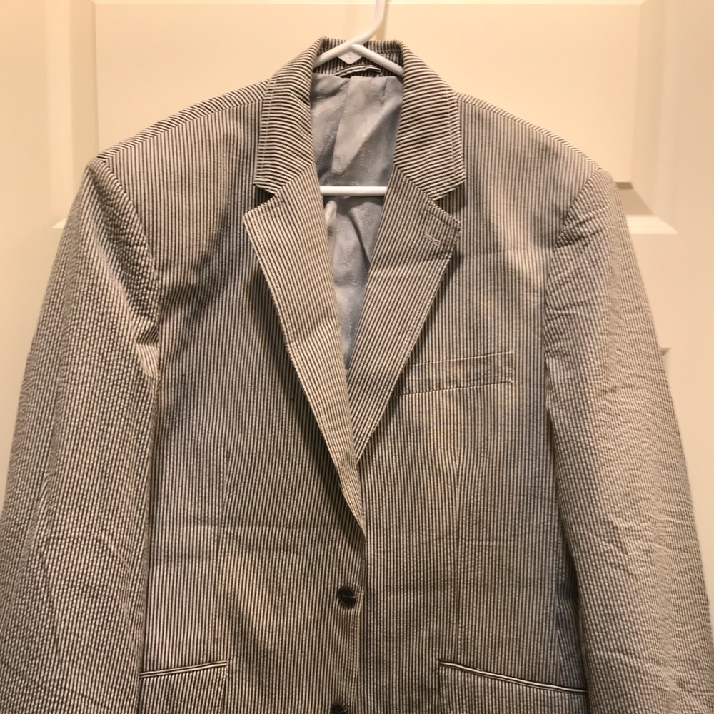 Seersucker blazer